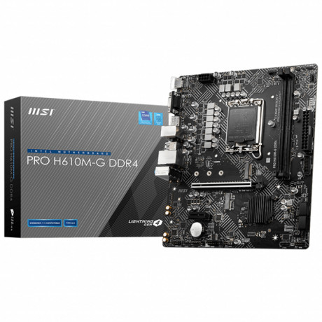 MSI PRO H610M-G DDR4 3200MHZ mATX 1700