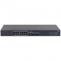 DAHUA CS4220-16GT-240 16 PORT 16XGE-2XGE-2XGE/SFP BULUT YÖNETİLEBİLİR 240W POE SWİTCH